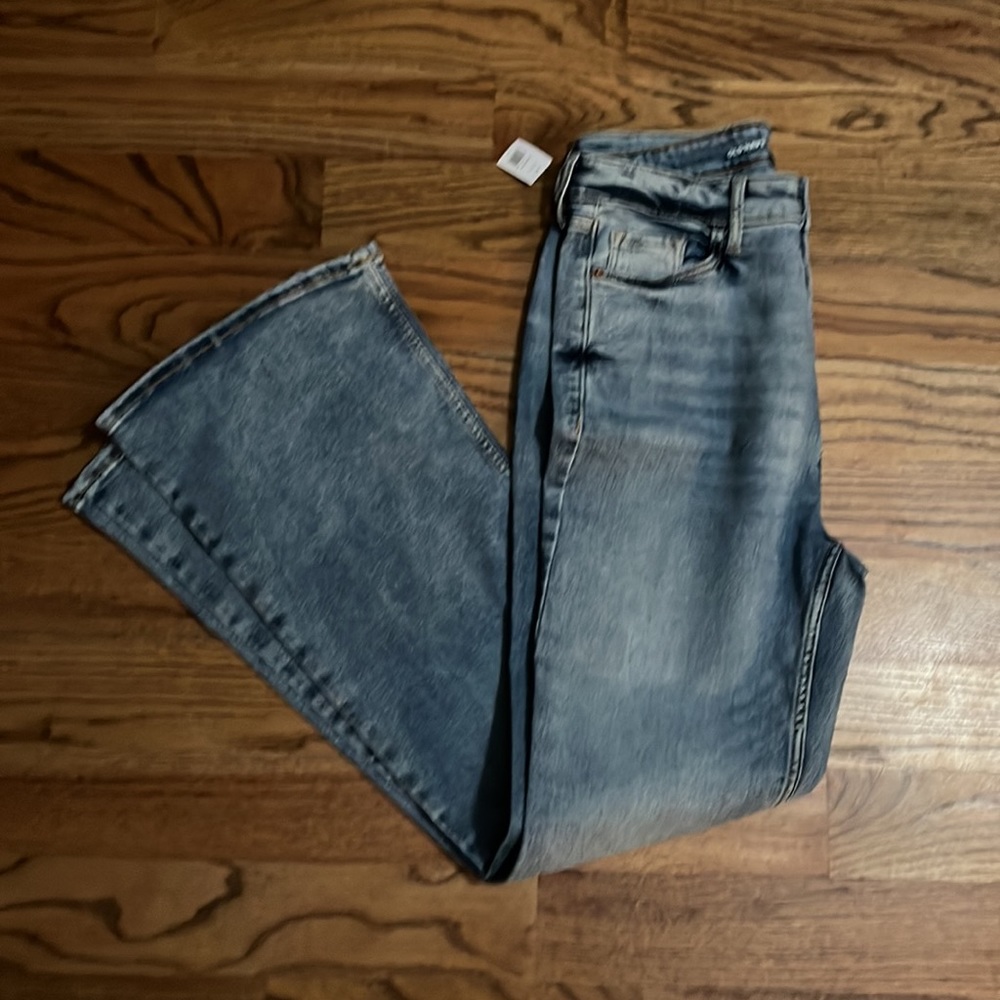 Jeans, size 10, high rise, Old Navy